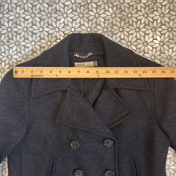 Women’s J. Crew Wool Peacoat in Dark Charcoal Grey, Size S - Picture 7 of 12